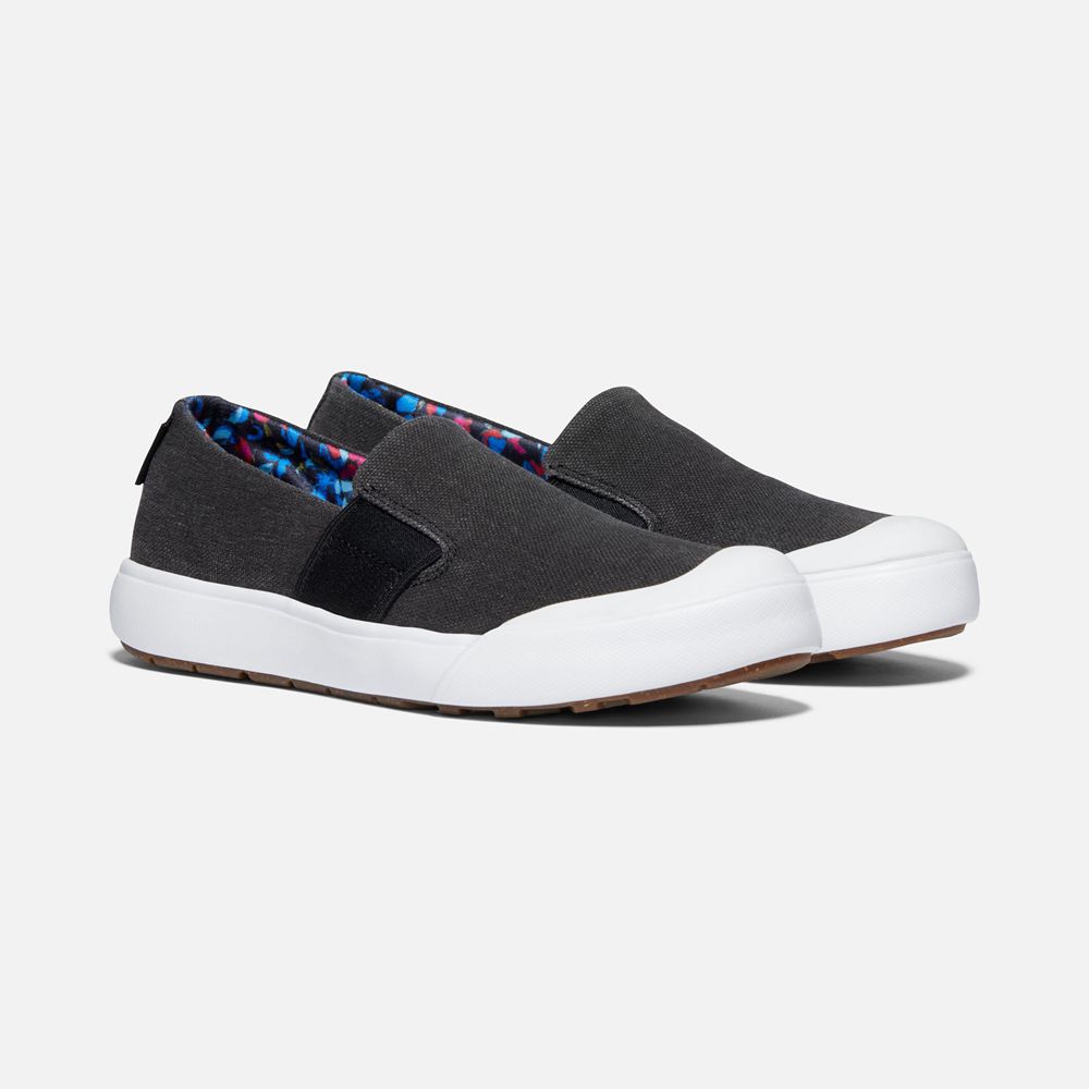 Keen Slip-On Dam Svarta/Vita - Elena - 085129FZS
